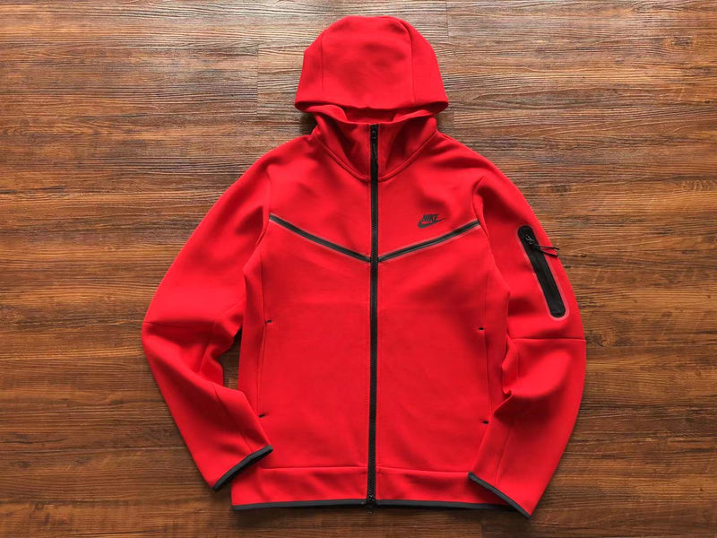 Conjunto Nike tech fleece vermelho