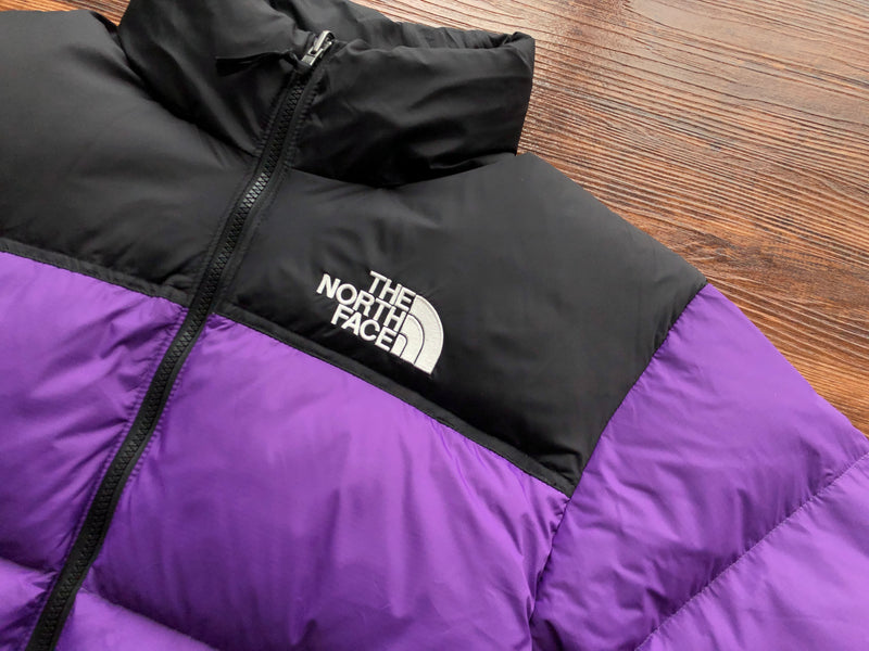 Jaqueta The north face puffer preta & roxa