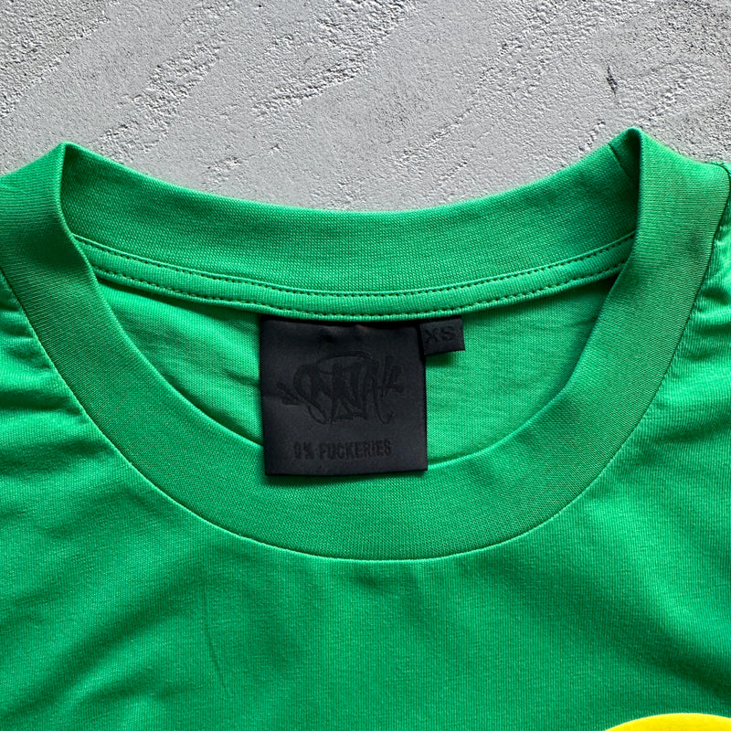 Conjunto Synaworld verde/amarelo