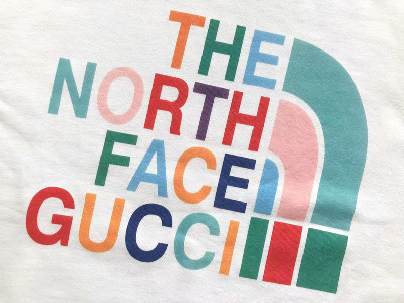 Moletom the north face x Gucci white