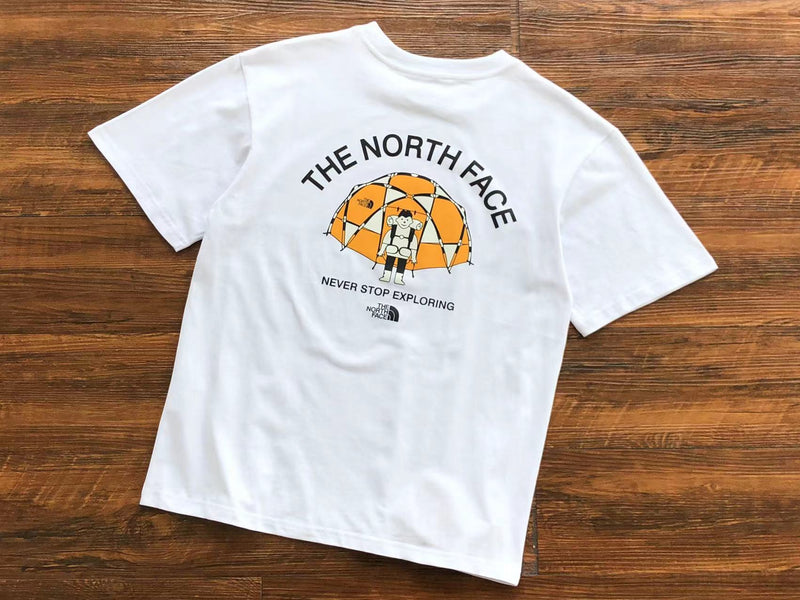 Camiseta The north face never stop exploring branca