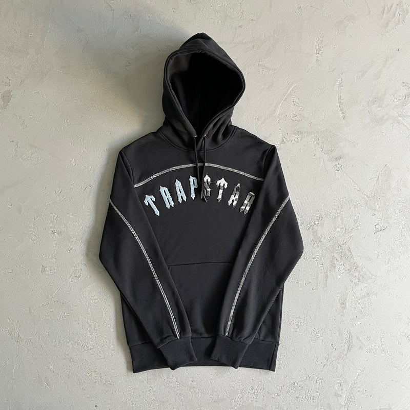 Conjunto TrapStar Irongate chenille tracksuit preto