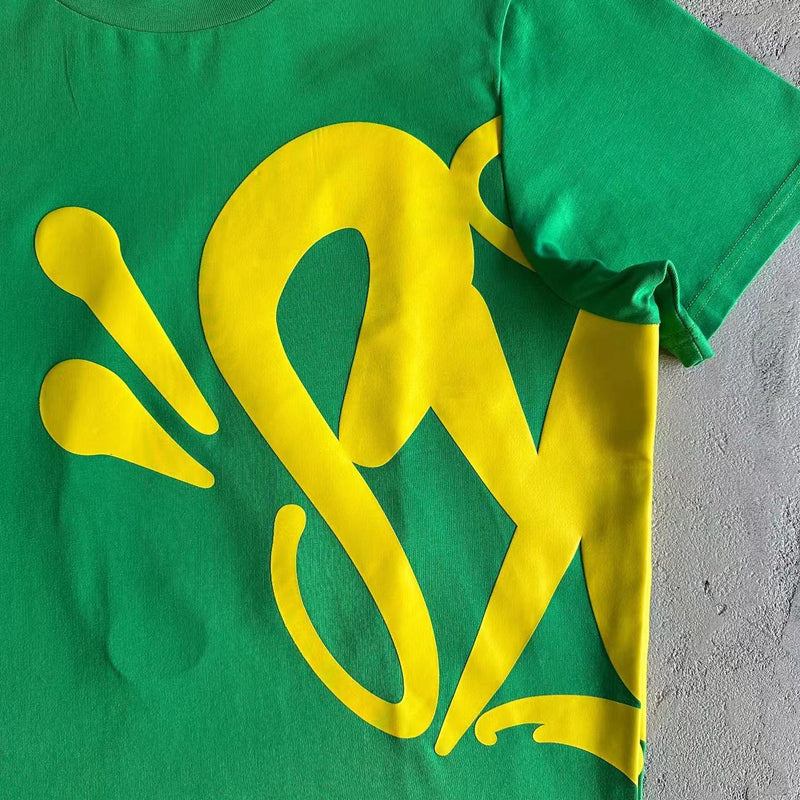 Conjunto Synaworld verde/amarelo