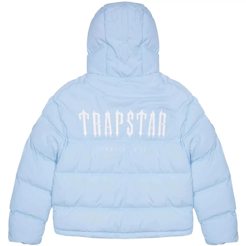 Jaqueta Puffer TrapStar Decoded Azul