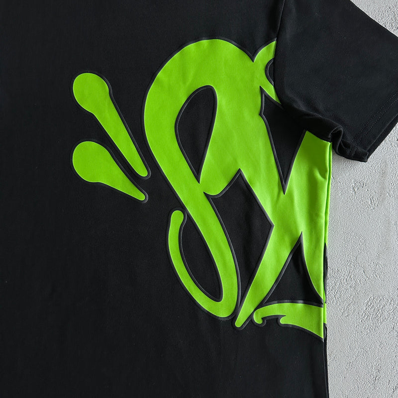 Camiseta Synawolrd tee-black green