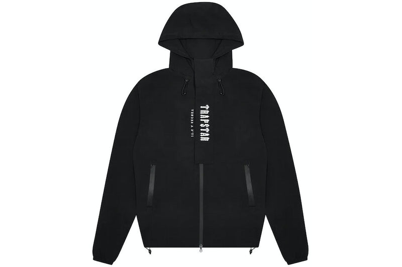 Jaqueta TrapStar decoded windbreaker preta