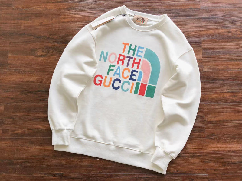 Moletom the north face x Gucci white